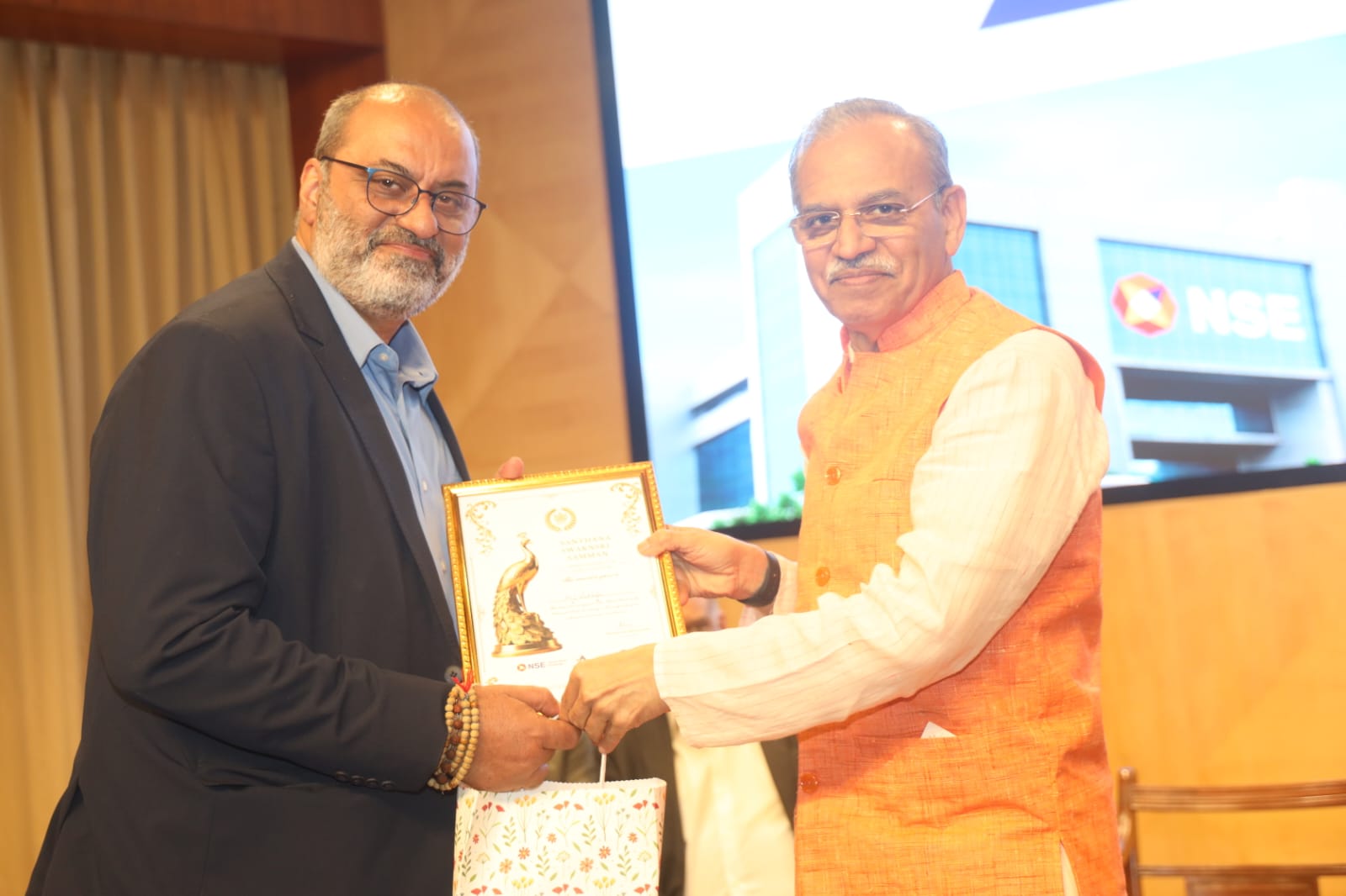 Award from Minister Honr Ravindra Sathe