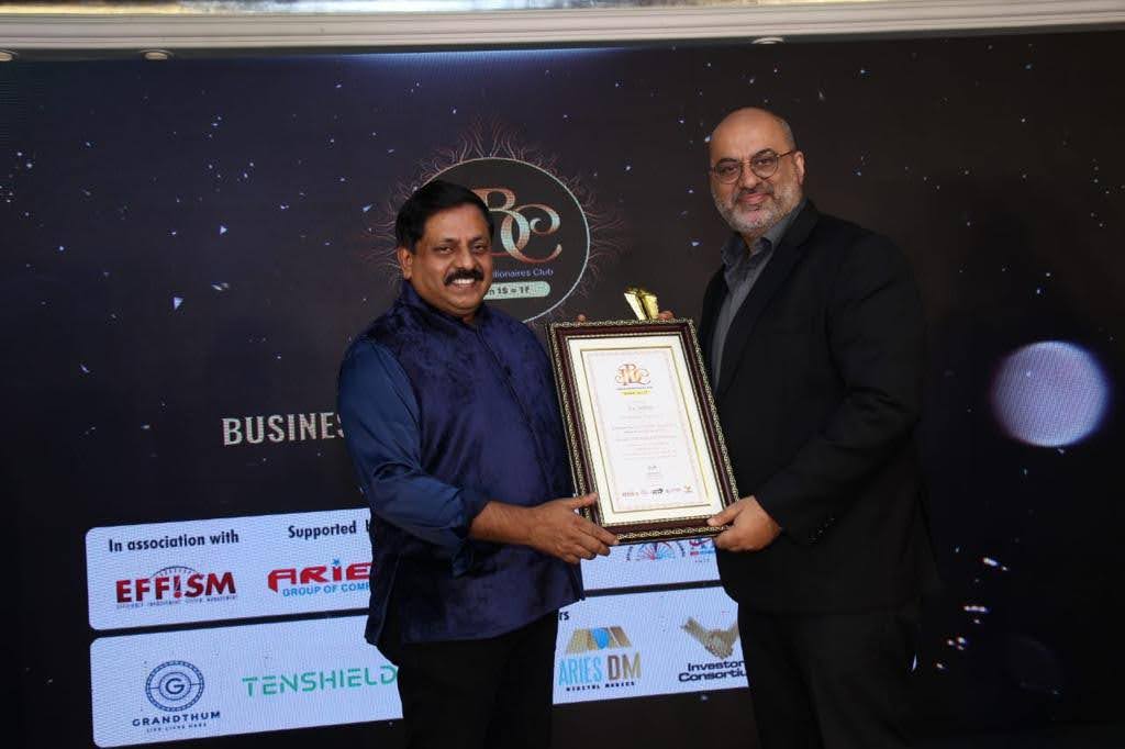 Awarded from Soham Roy of IBC